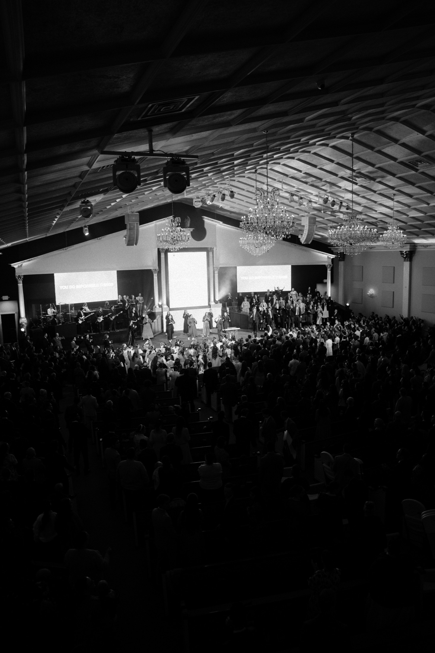 Students gathering at Summit